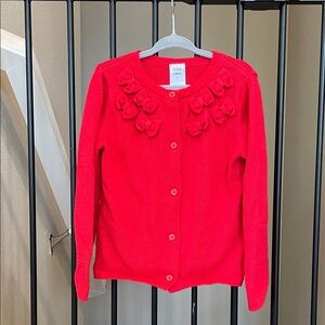 Gymboree Red Cardigan with Bow Accents